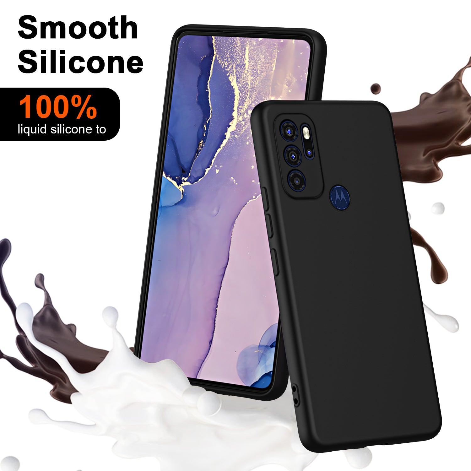 Til Motorola Moto G60S Anti-drop Anti-ridse etui 2,2 mm tykkelse Fiberforing Gummibelagt TPU telefonbeskyttelsescover Til Motorola Moto G60S Anti-drop Anti-ridse etui 2,2 mm tykkelse Fiberforing Gummibelagt TPU telefonbeskyttelsescover